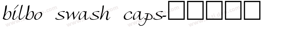 bilbo swash caps字体转换